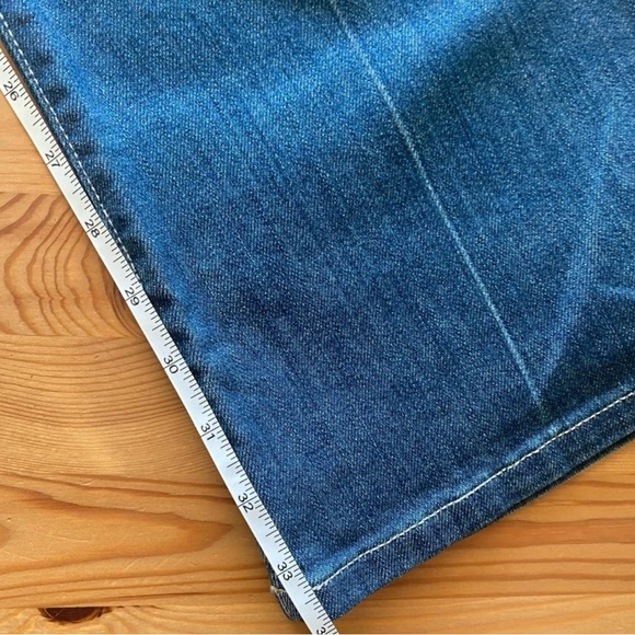 Classic Blue Denim Flared Jeans - Picture 7 of 7